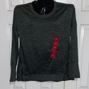 Active Life Dark Gray Long Sleeve Top